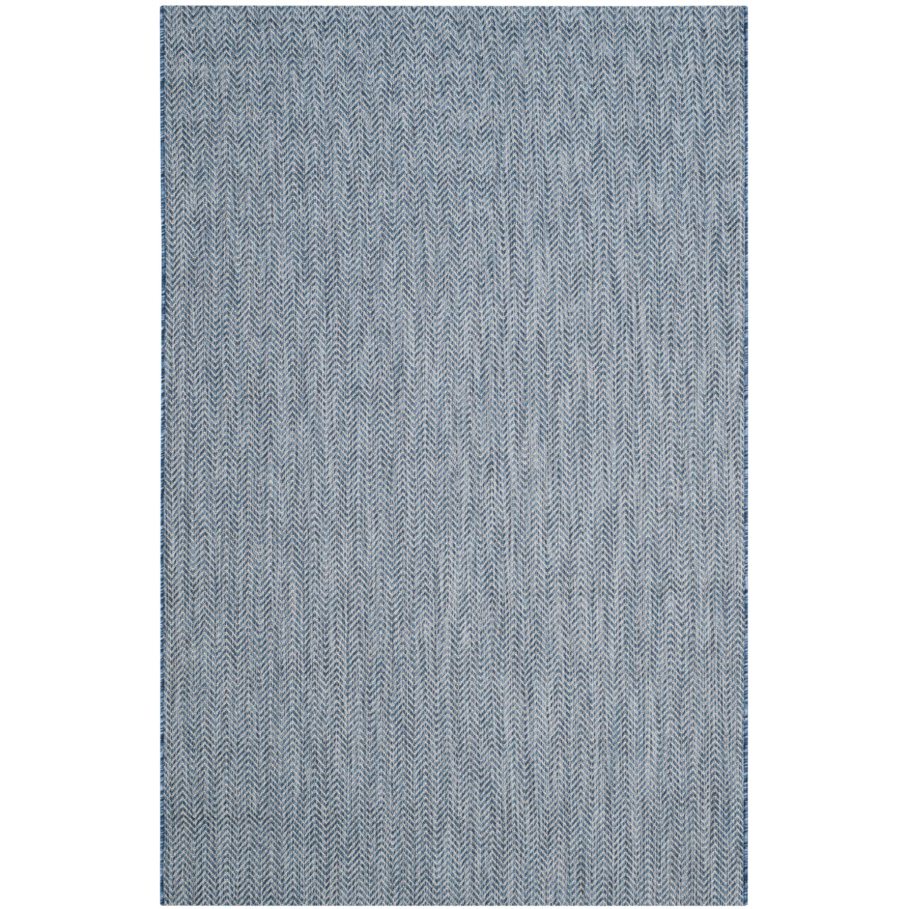 Safavieh Outdoor Cy8022-36821 Courtyard Navy / Grey Rug